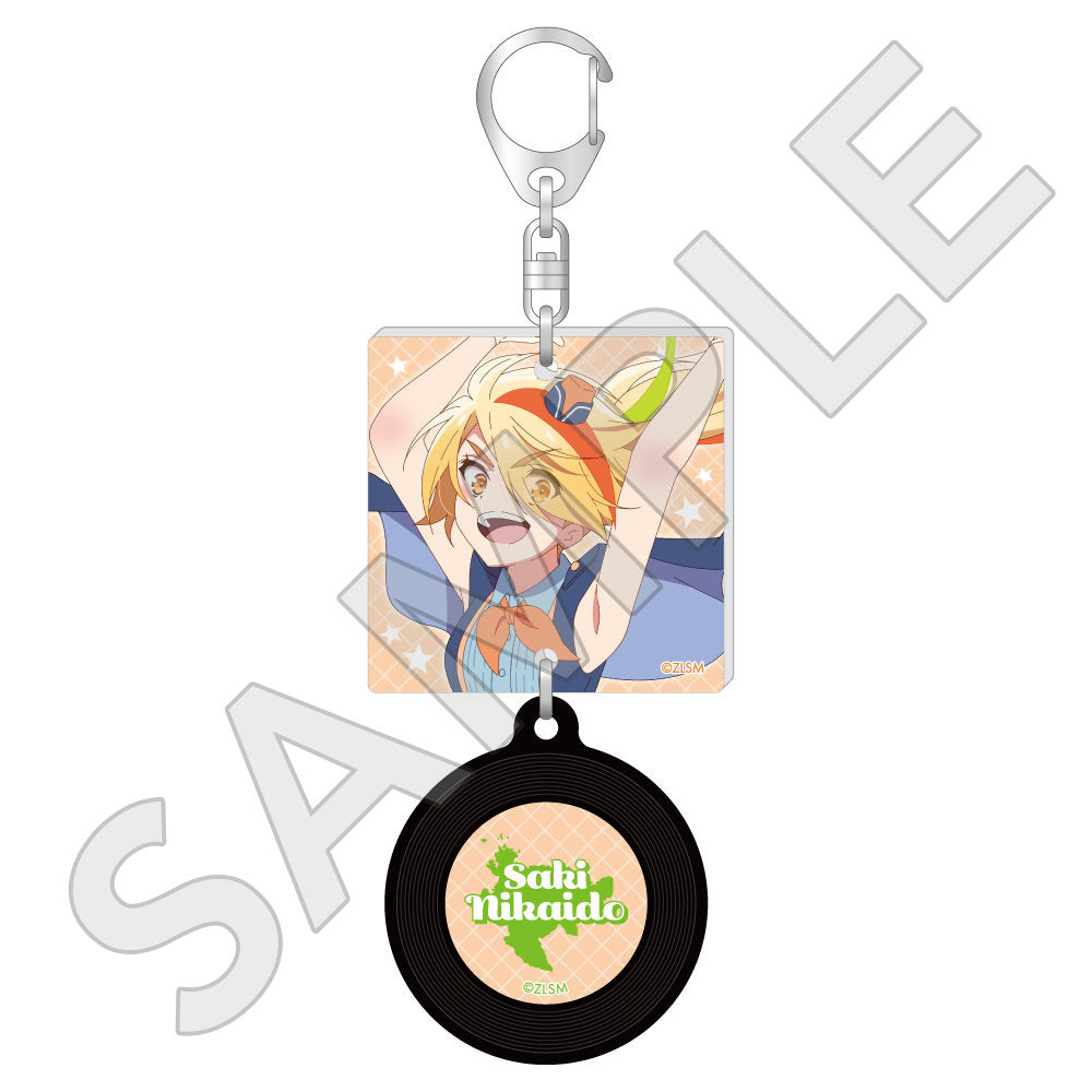 レコード風キーホルダー / 二階堂 サキ