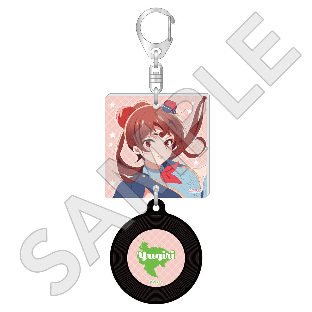 レコード風キーホルダー / ゆうぎり