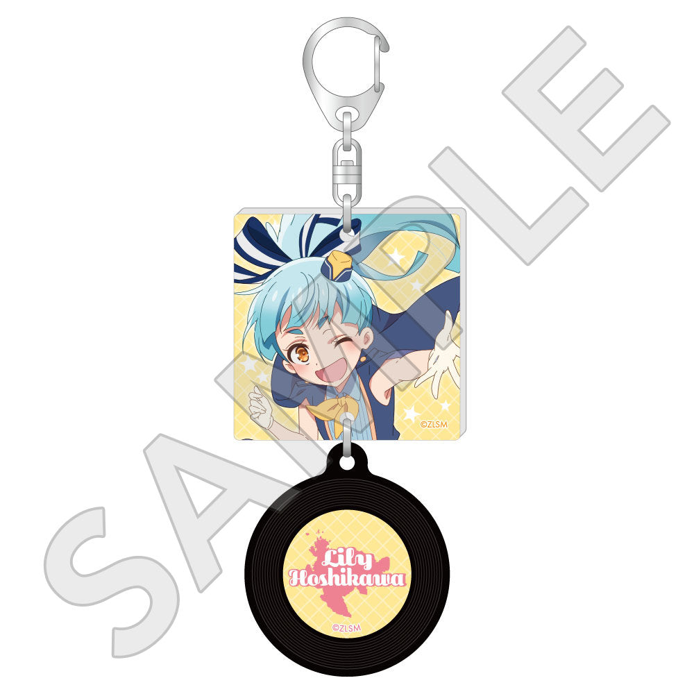 レコード風キーホルダー / 星川 リリィ