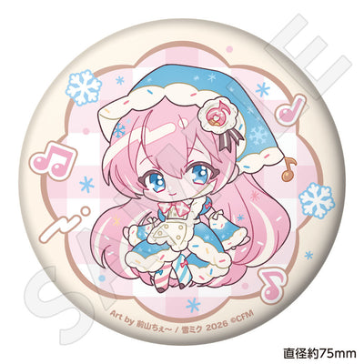 SNOW MIKU 2026 ぷにぷに缶バッジ 巡音ルカ 前山ちぇ~ ver.