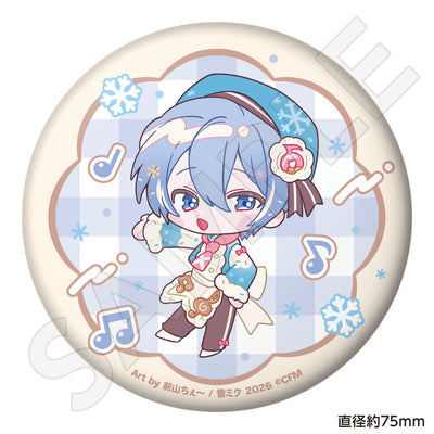 SNOW MIKU 2026 ぷにぷに缶バッジ KAITO 前山ちぇ~ ver.