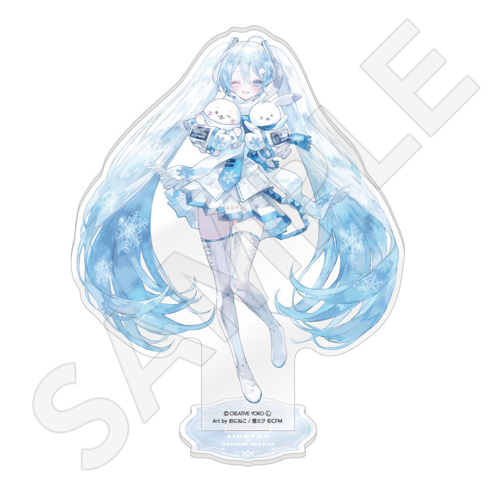 しろたん×雪ミク アクリルスタンド