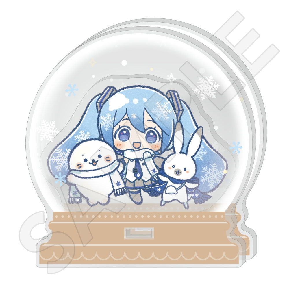 しろたん×雪ミク アクリルジオラマ 【A】