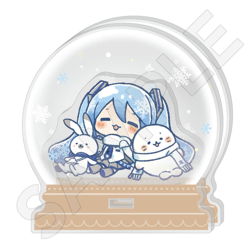 しろたん×雪ミク アクリルジオラマ 【B】