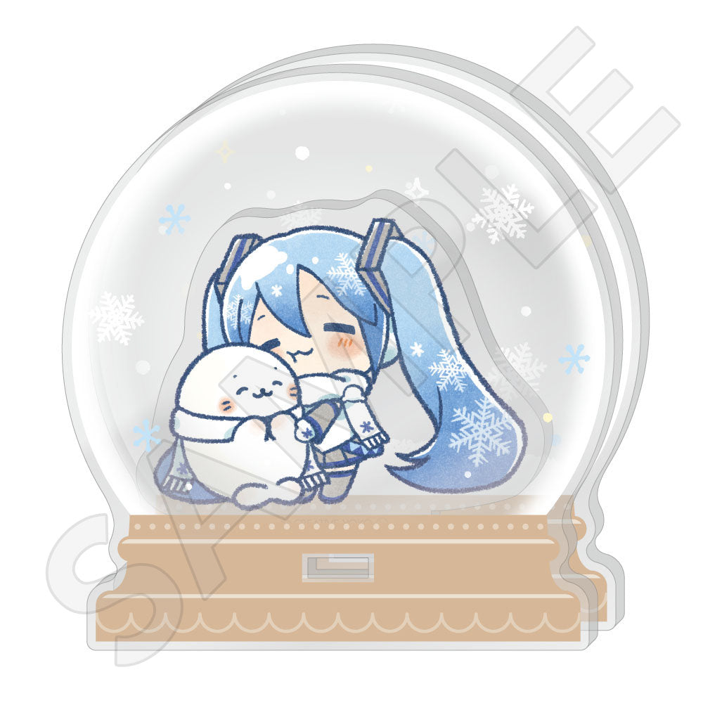 しろたん×雪ミク アクリルジオラマ 【C】