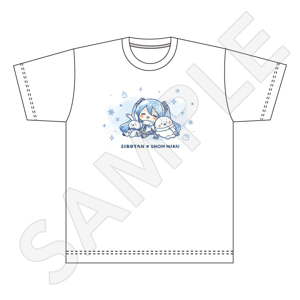 しろたん×雪ミク Tシャツ