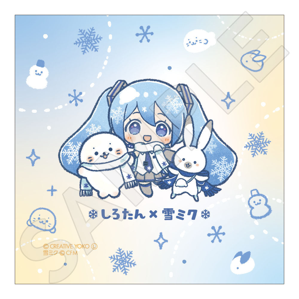 しろたん×雪ミク ミニタオル