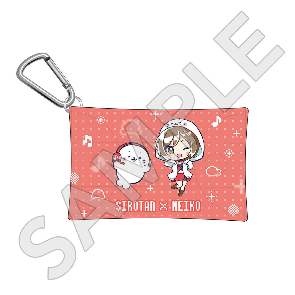 カラビナ付きクリアポーチ MEIKO