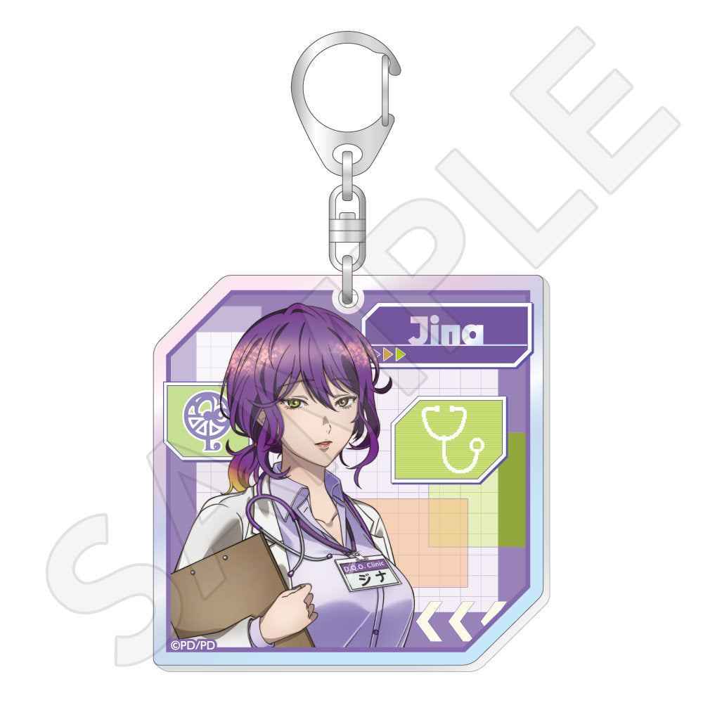 オーロラアクリルキーホルダー / ジナ