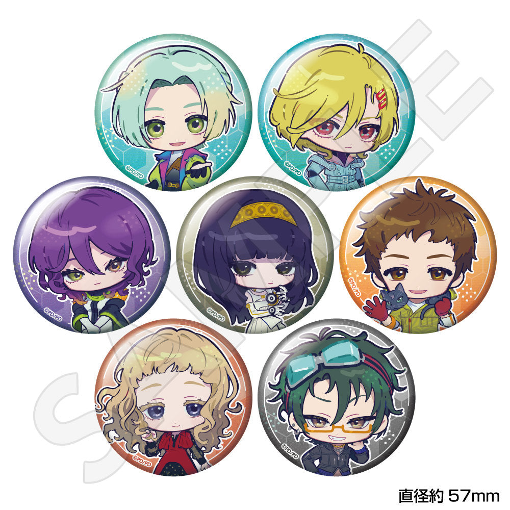 トレーディングちびキャラグリッター缶バッジ