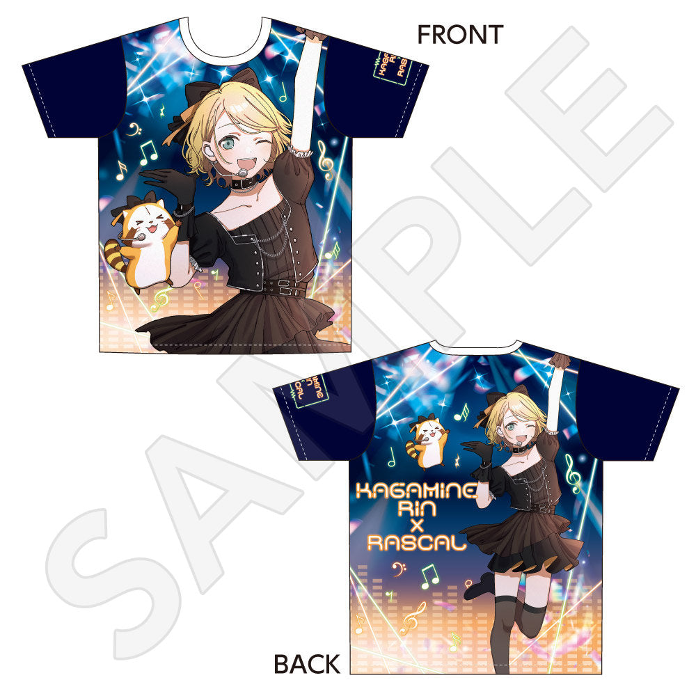 フルグラフィックTシャツ(Mサイズ) / 鏡音リン