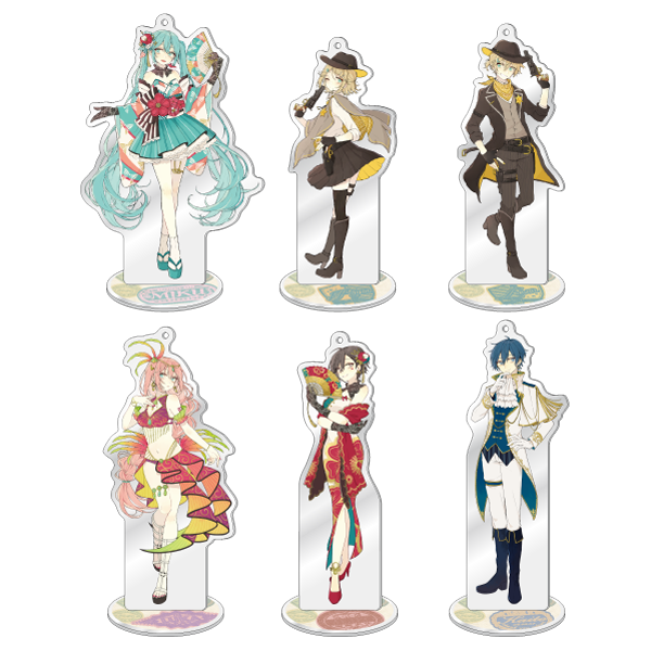 スタンド付きアクリルキーホルダー (World)