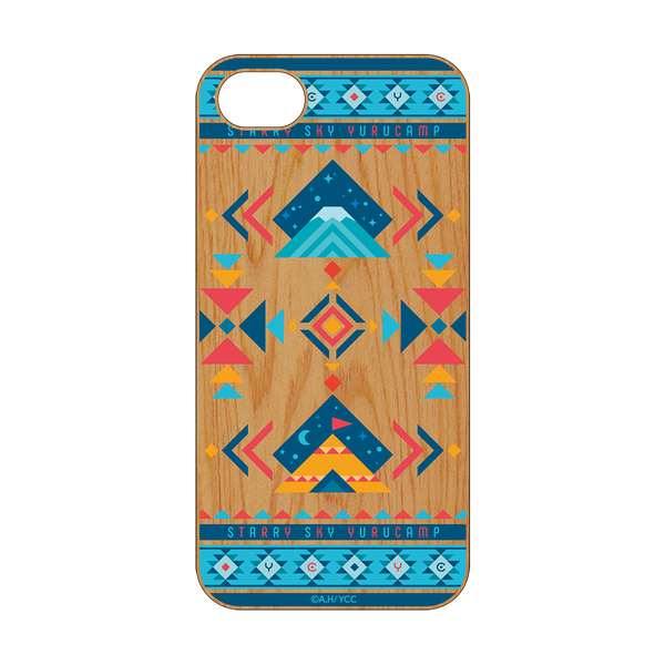 ゆるキャン△ 【iPhone8/7/6/6s専用】ウッドiPhoneケースver.2