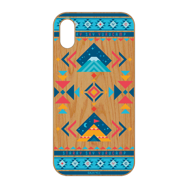 ゆるキャン△ 【iPhoneXXs】ウッドiPhoneケースver.2