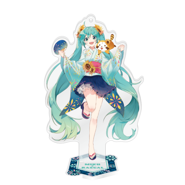 スタンド付きアクリルキーホルダー 【初音ミク】