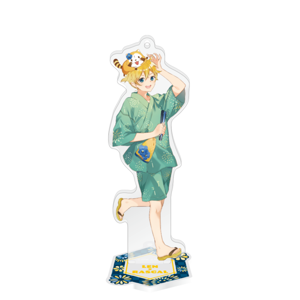 スタンド付きアクリルキーホルダー 【鏡音レン】