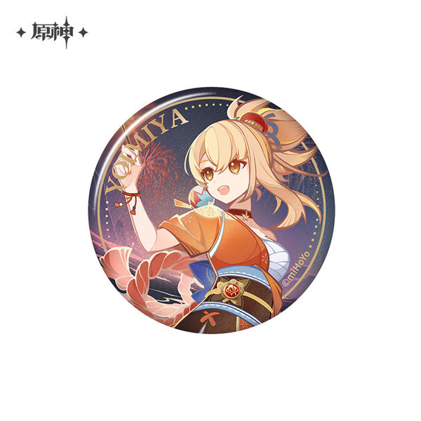 原神 七聖召喚大会シリーズ キャラ缶バッジ 宵宮| アニメ グッズ 通販