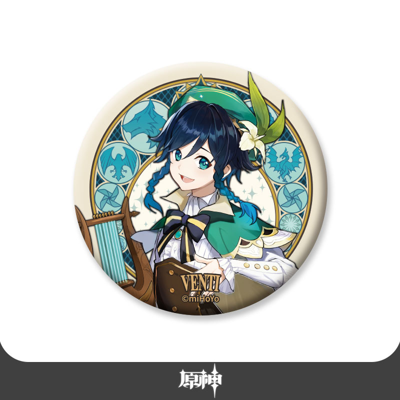 原神 モンド城シリーズ 約75mm缶バッジ ウェンティ| アニメ グッズ 原神 モンド城シリーズ 約75mm缶バッジ ウェンティ| アニメ グッズ