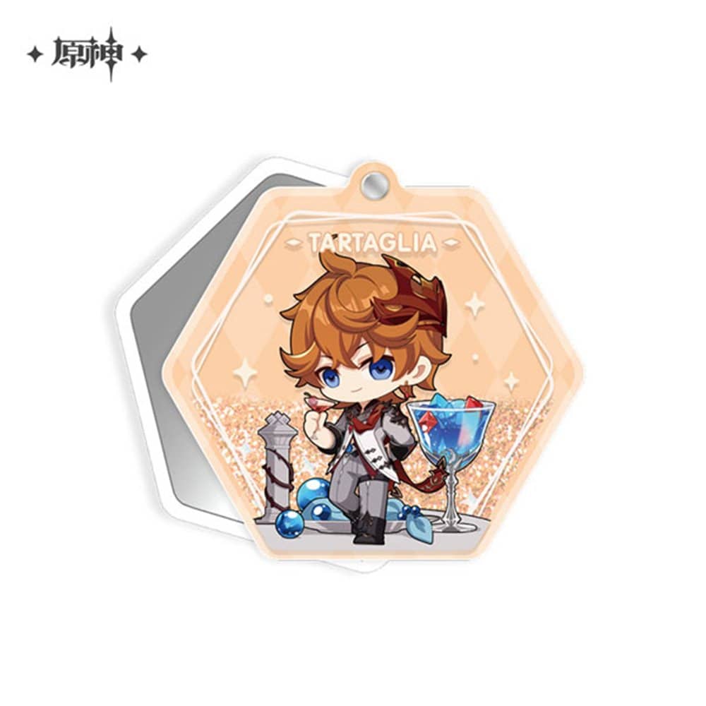 原神ドイツ限定　hoyoverse cafe　特典コースター タルタリヤ 原神 スイートサマー キラキラハンドミラー タルタリヤ| アニメ