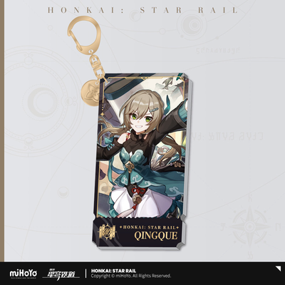 崩壊:スターレイル 立ち絵シリーズ アクリルストラップ 知恵運命 青雀