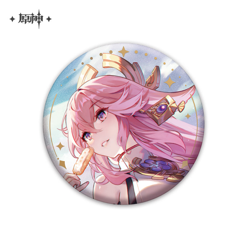 原神 逸聞軼事シリーズ 缶バッジ 八重神子| アニメ グッズ 通販
