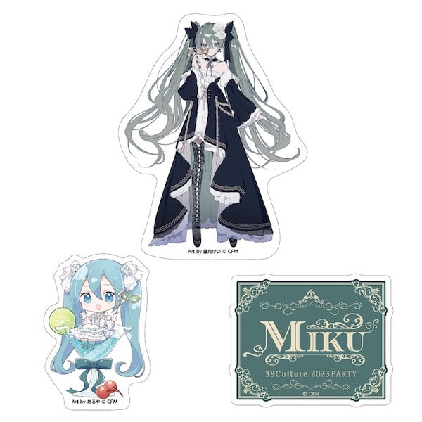 PARTY ステッカー3枚セット / 初音ミク