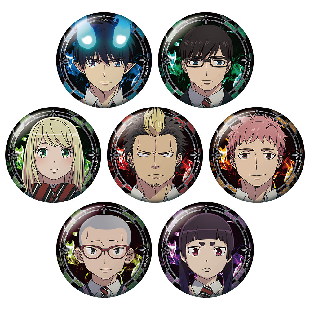 青の祓魔師 島根啓明結社篇 トレーディンググリッター缶バッジ（単品