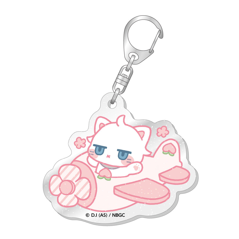 TVアニメ「新しい上司はど天然」 ラメ入りアクリルキーホルダー/白桃