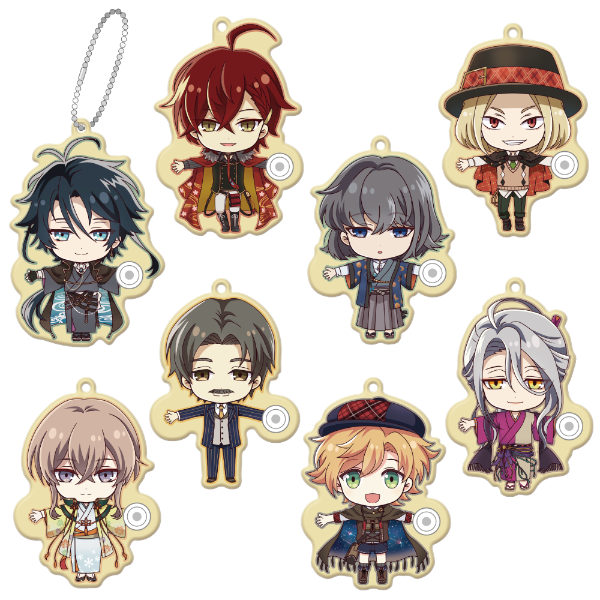 文豪とアルケミスト トレーディングぷにっと手つなぎキーチェーンvol.1