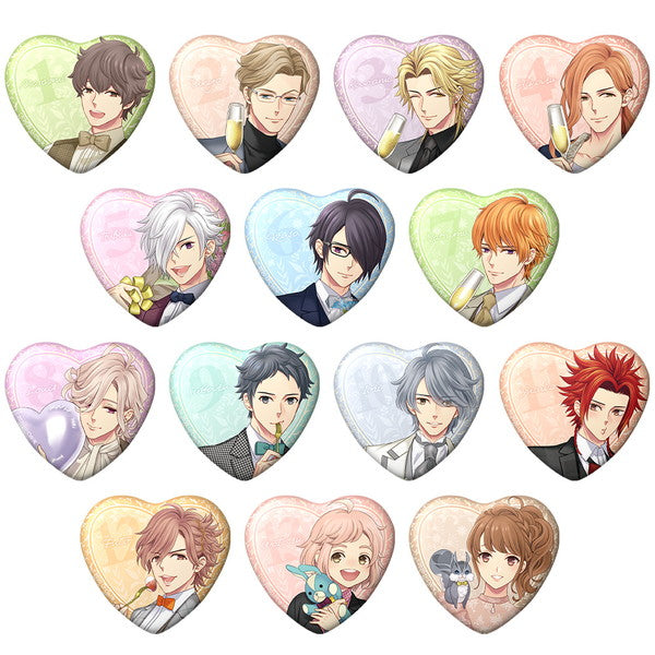 BROTHERS CONFLICT 描きおろしトレーディングハート缶バッジ Party ver.(BOX)