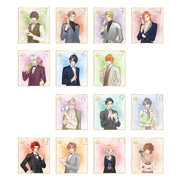 BROTHERS CONFLICT 描きおろしトレーディングmini色紙コレクション Party ver.