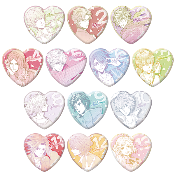 BROTHERS CONFLICT トレーディングハート缶バッジ