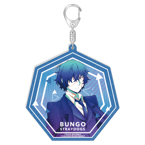 文豪ストレイドッグス ラメ入りBIGアクリルキーホルダー/太宰治 黒の時代ver.