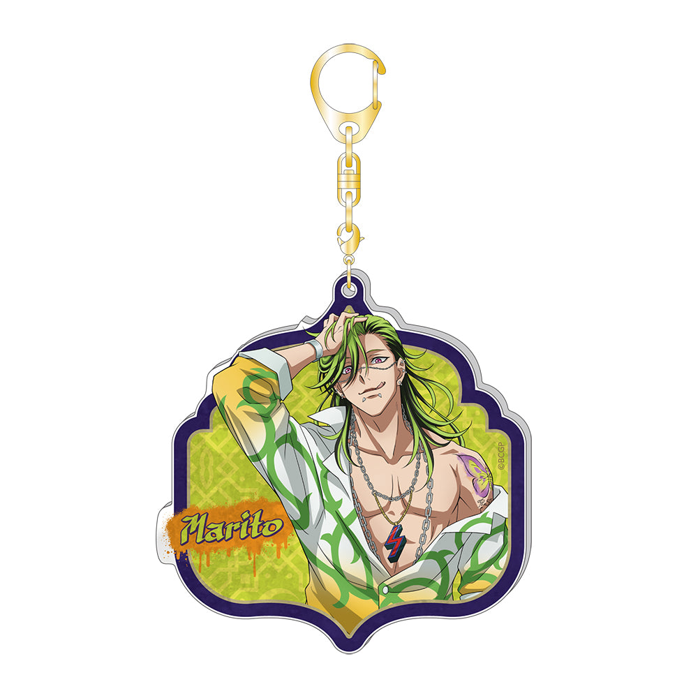 描きおろし ラメ入りBIGアクリルキーホルダー / 神 摩利人