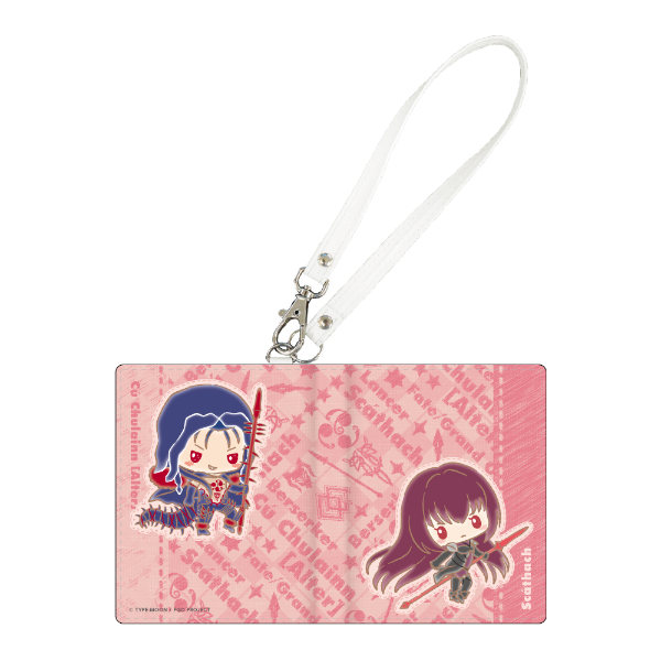 Fate/Grand Order ×サンリオ パスケース【スカサハ&クー・フーリン(オルタ)ver.】