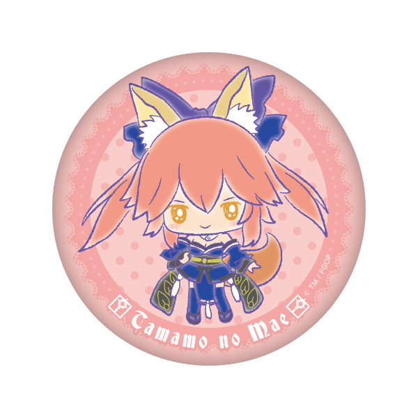 Fate/Grand Order ×サンリオ ぷにぷに缶バッジ【玉藻の前ver.】