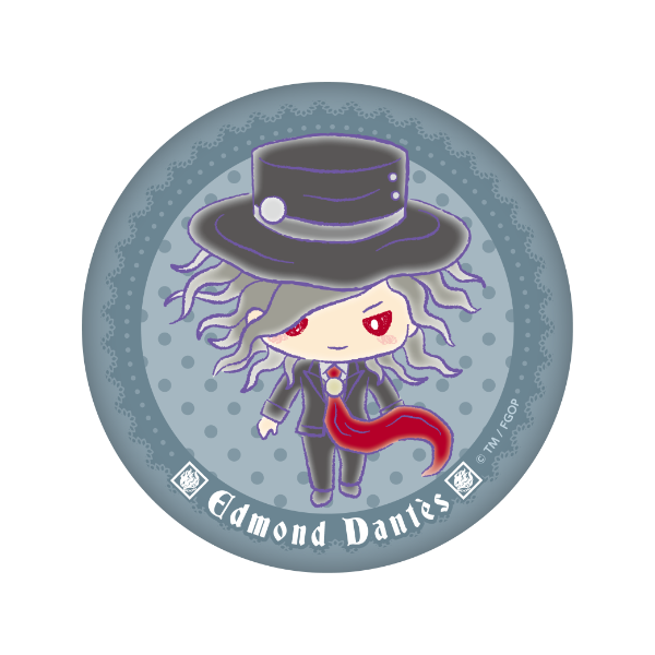 Fate/Grand Order ×サンリオ ぷにぷに缶バッジ【巌窟王 エドモン・ダンテスver.】