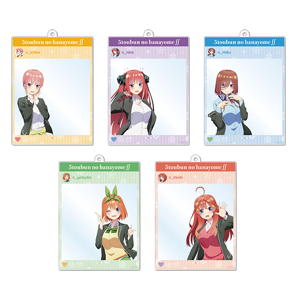 アクリルフォトコレクションキーホルダー