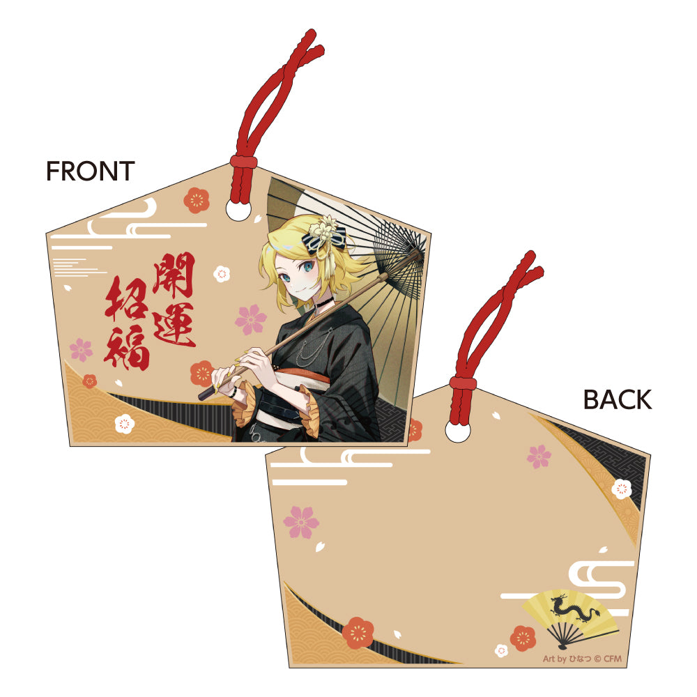 絵馬風ストラップ / 鏡音リン