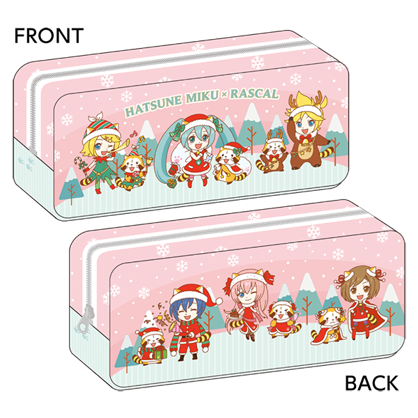 初音ミク×ラスカル2020冬 スクエアポーチ