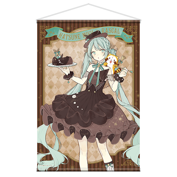 初音ミク×ラスカル2020冬 B2タペストリー