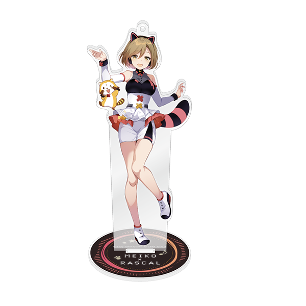 初音ミク×ラスカル2022 スタンド付きアクリルキーホルダー/MEIKO