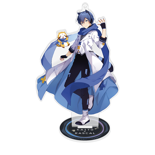 初音ミク×ラスカル2022 スタンド付きアクリルキーホルダー/KAITO