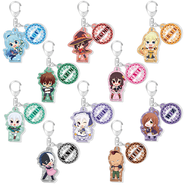 トレーディンググツインアクリルキーホルダー