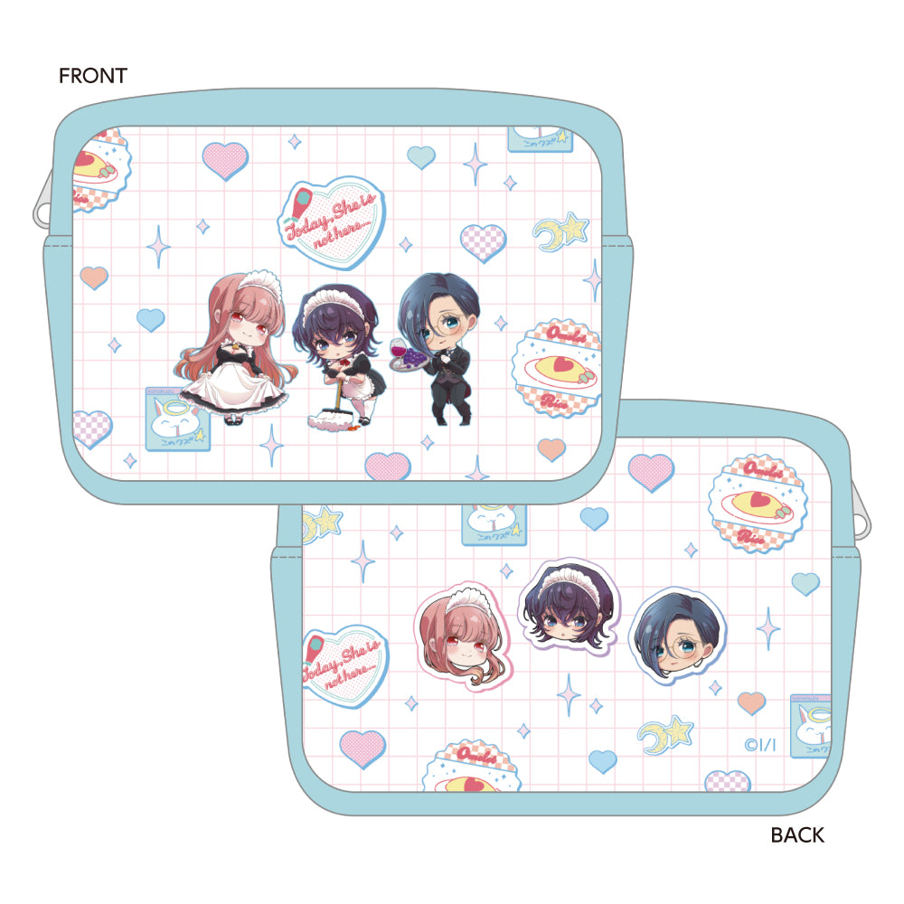 今日はカノジョがいないから ミニスクエアポーチ