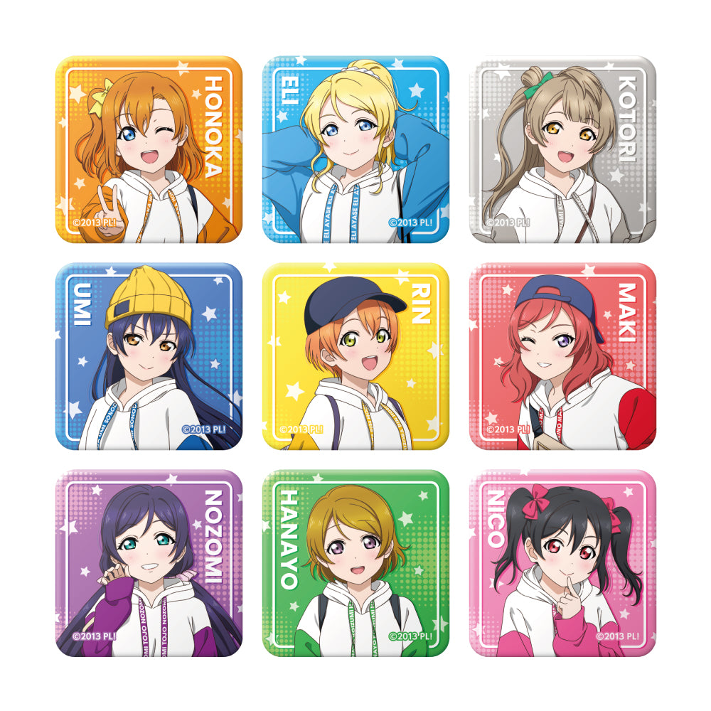 ラブライブ！ トレーディング描き下ろしスクエア缶バッジ（BOX）| アニメ グッズ 通販 - COCOLLABO ( ココラボ )