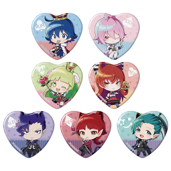 トレーディングハート缶バッジ TRUMPver.