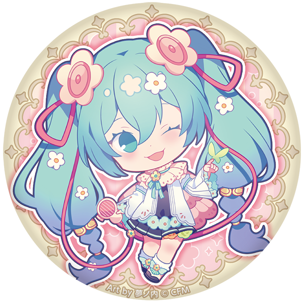 ぷにぷに缶バッジ【初音ミク②】