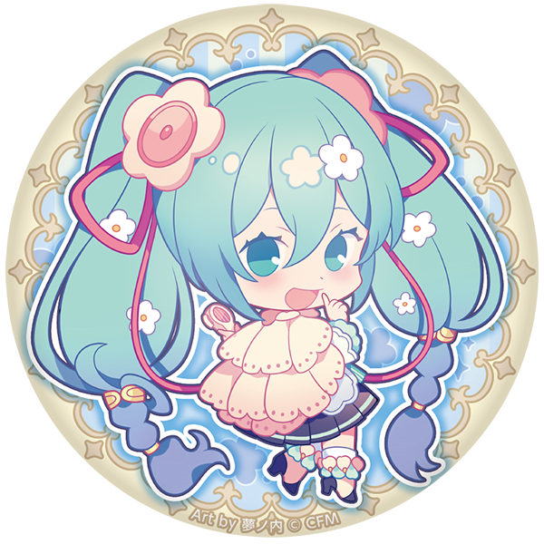 ぷにぷに缶バッジ【初音ミク③】