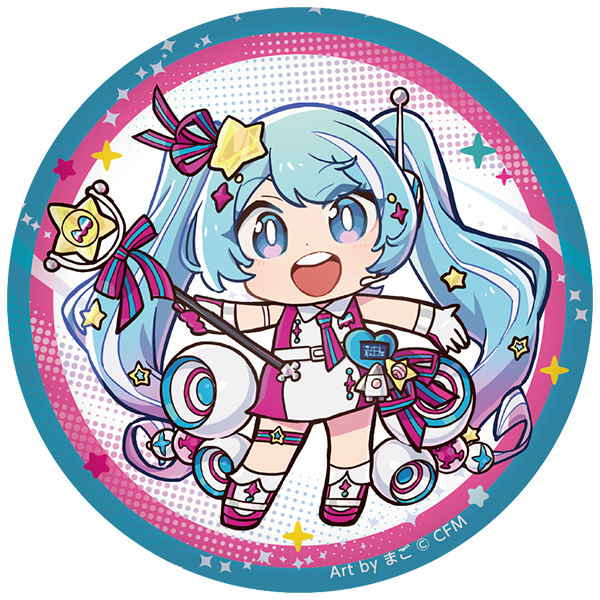 ぷにぷに缶バッジ【初音ミク①】